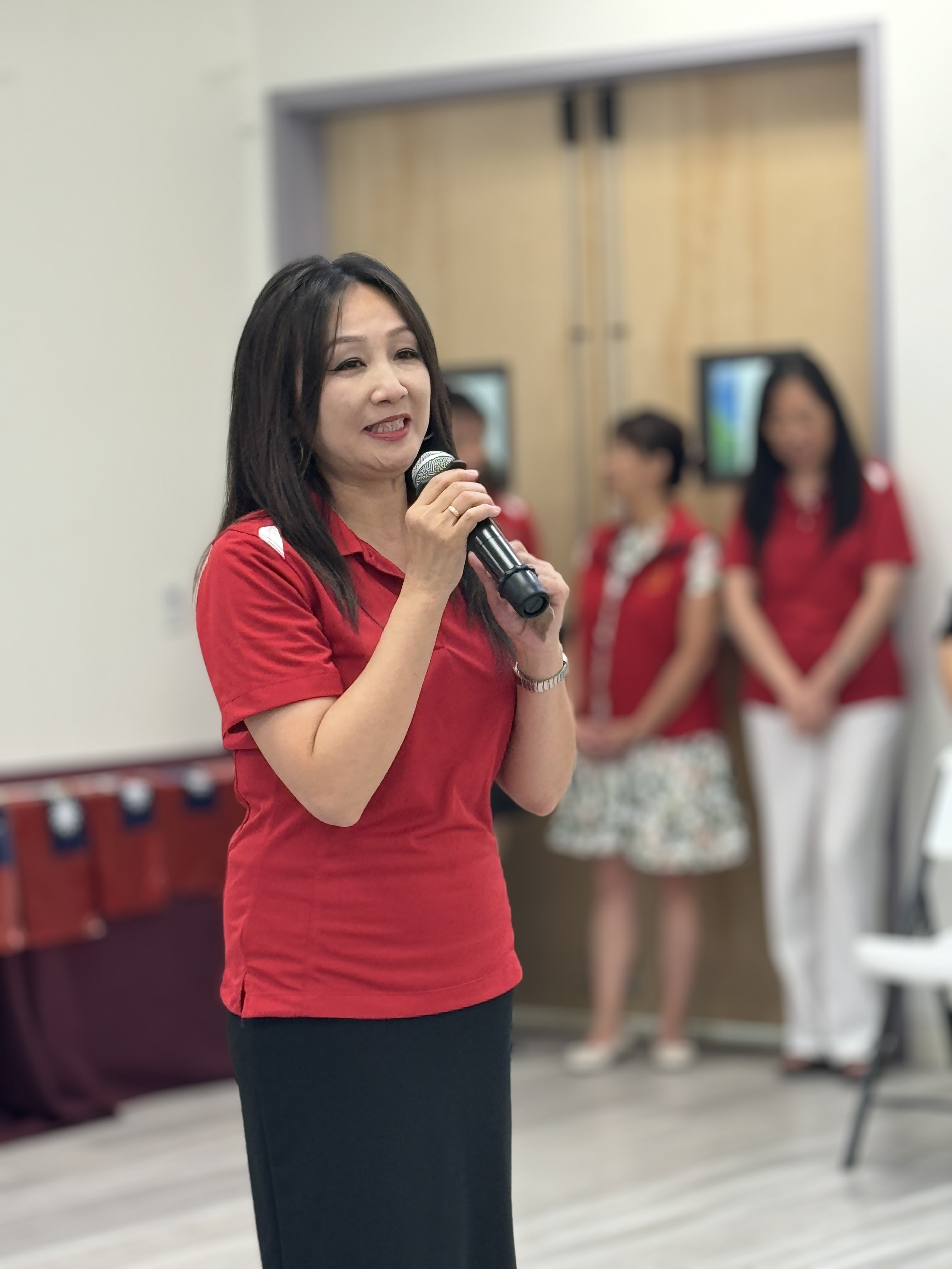 李娜亞會長 感謝報名參賽的學生和家長們的支持