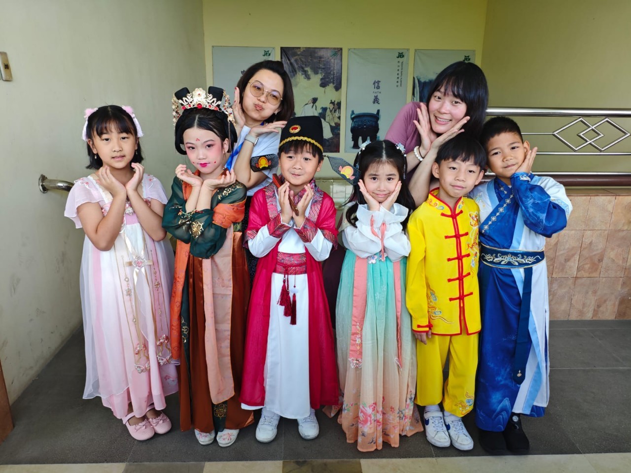 詩詞朗誦參賽員與指導老師