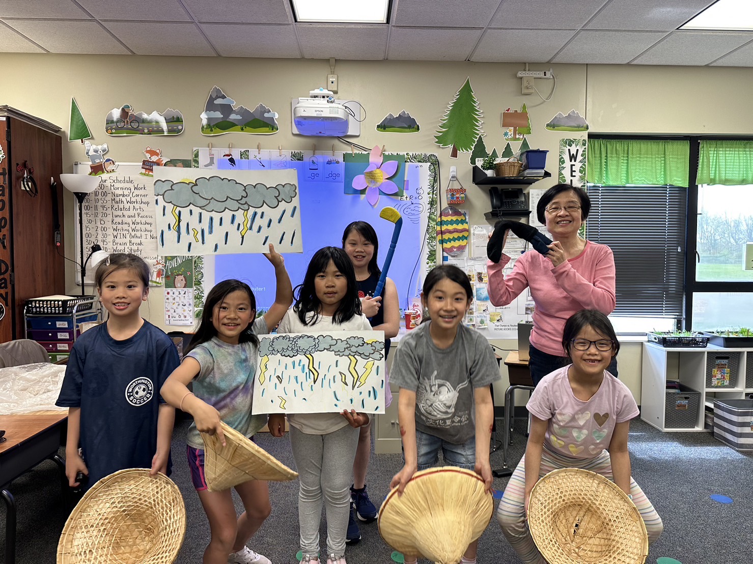 俄亥俄州哥城中文學校 2024年華語教唱活動1