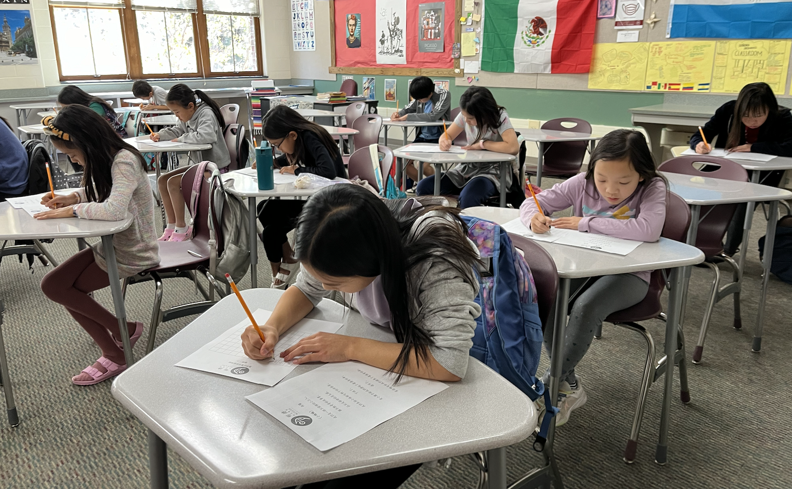 費城明德中文學校2024硬體字抄寫比賽1