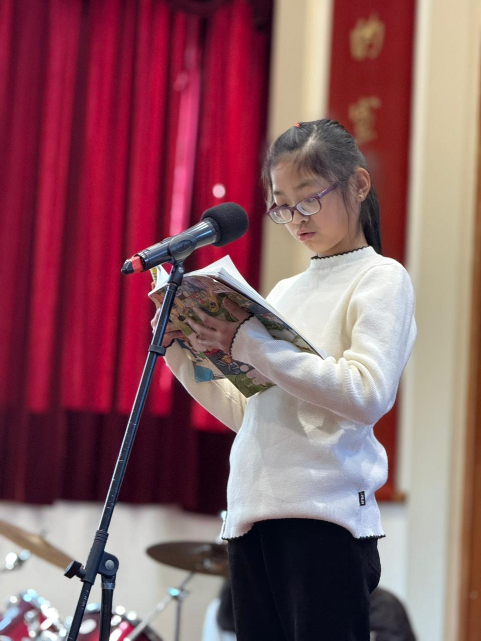 114學年度愛育學校「正體漢字文化節」朗讀初賽＆決賽1