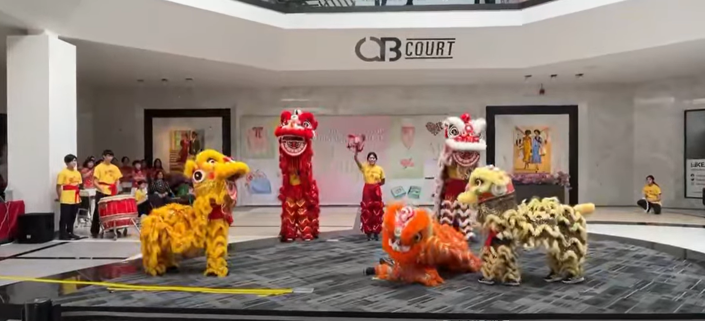 愛迪生中文學校舞獅團受邀演出