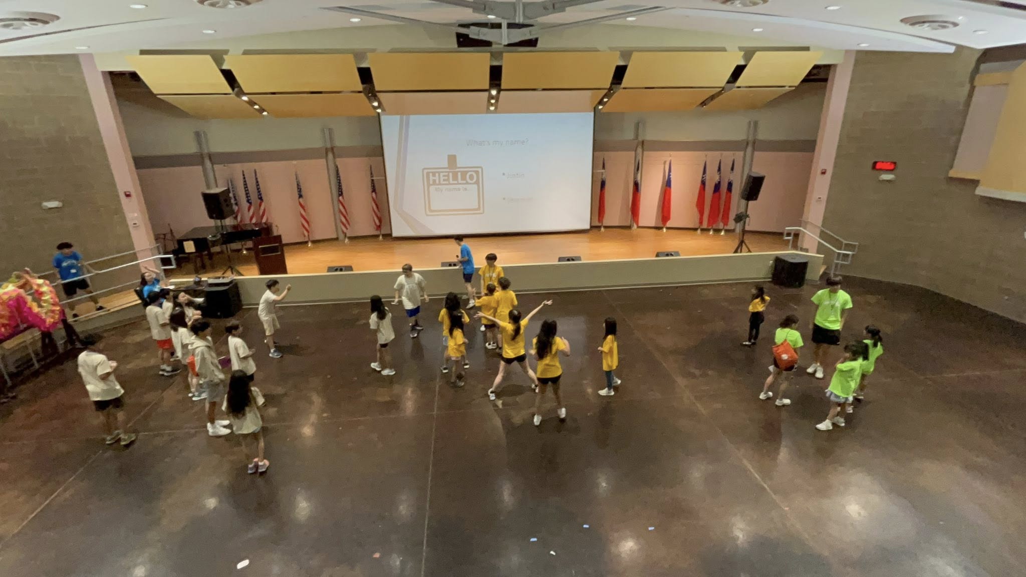 夏令營上課情形