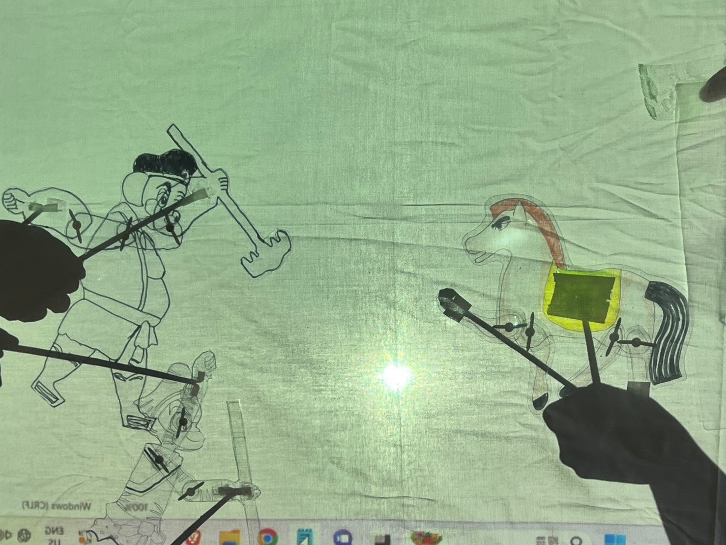 西遊記圖騰的皮影戲呈現