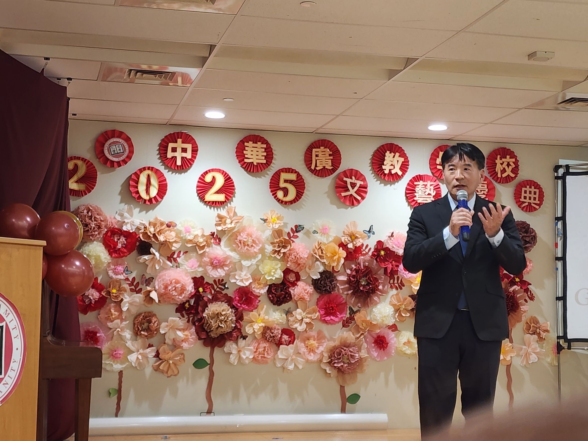 僑教中心主任高家富稱讚廣教學校的優秀教育