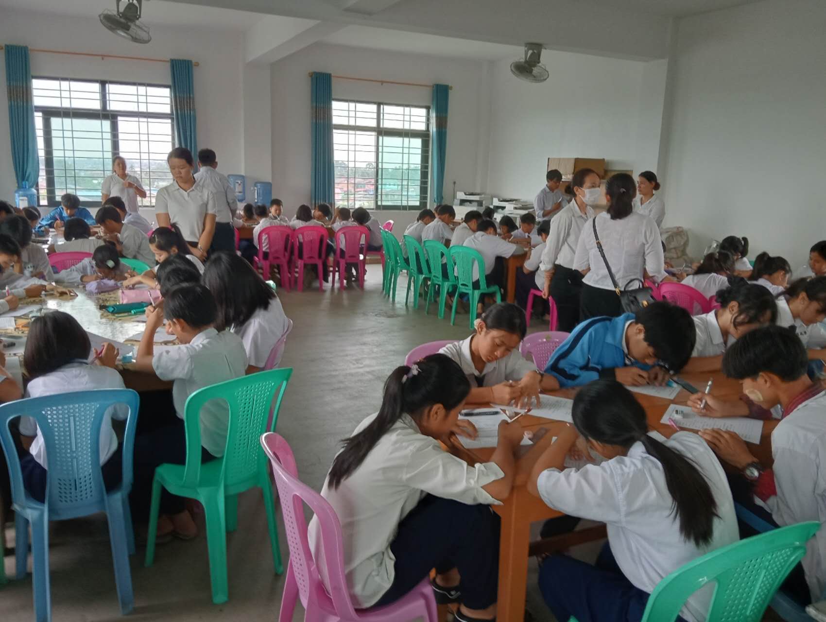 育成學校小學部舉辦「正體漢字文化節」漢字辨認比賽2