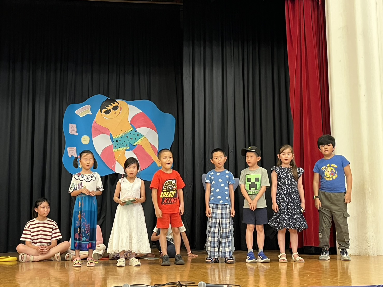 可愛的初一班短文表演