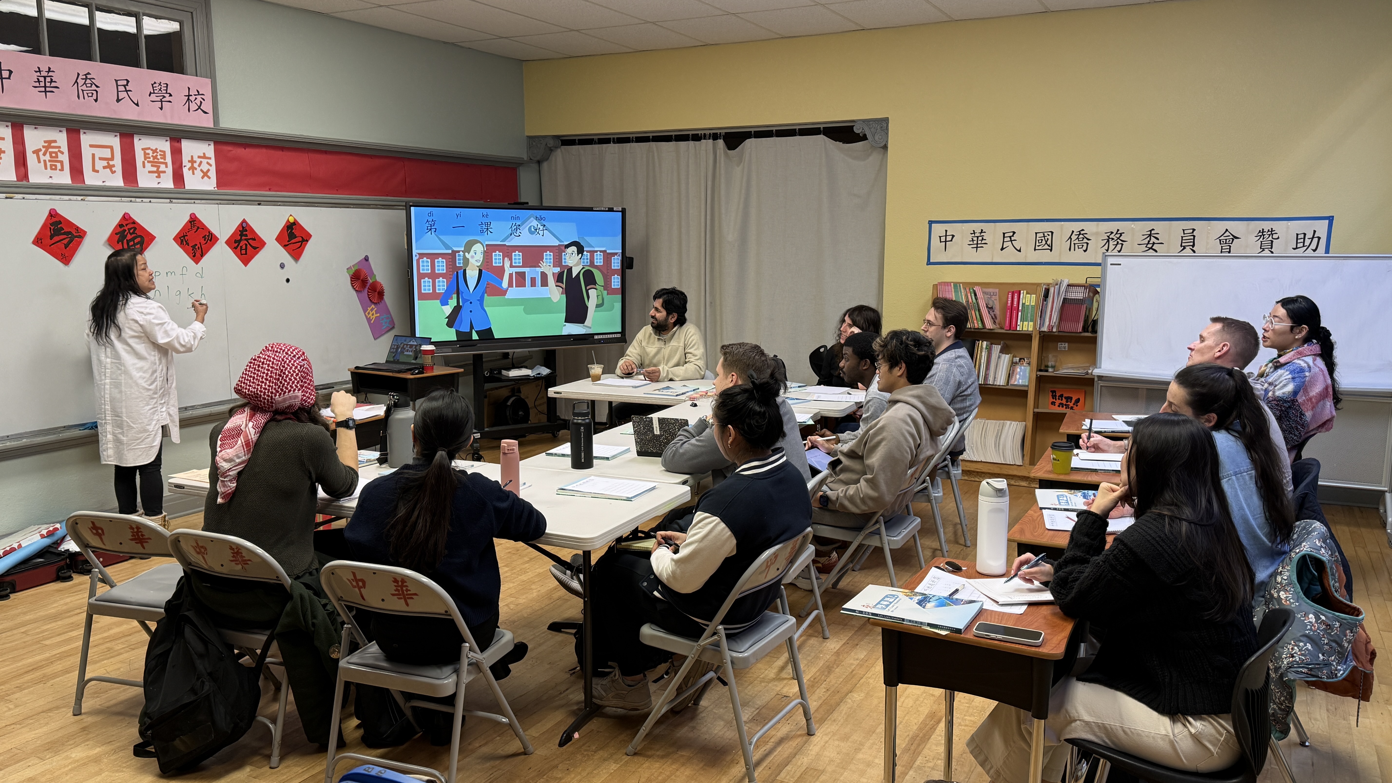 華語L1-B班 上課情形
