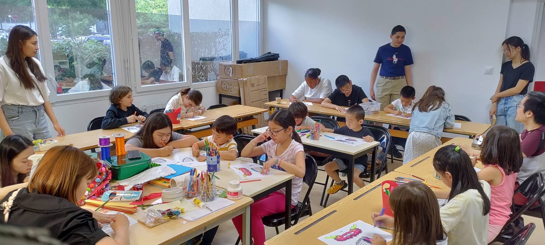 2024年法國亭林中文學校夏令營豐富了巴黎學員的暑假2