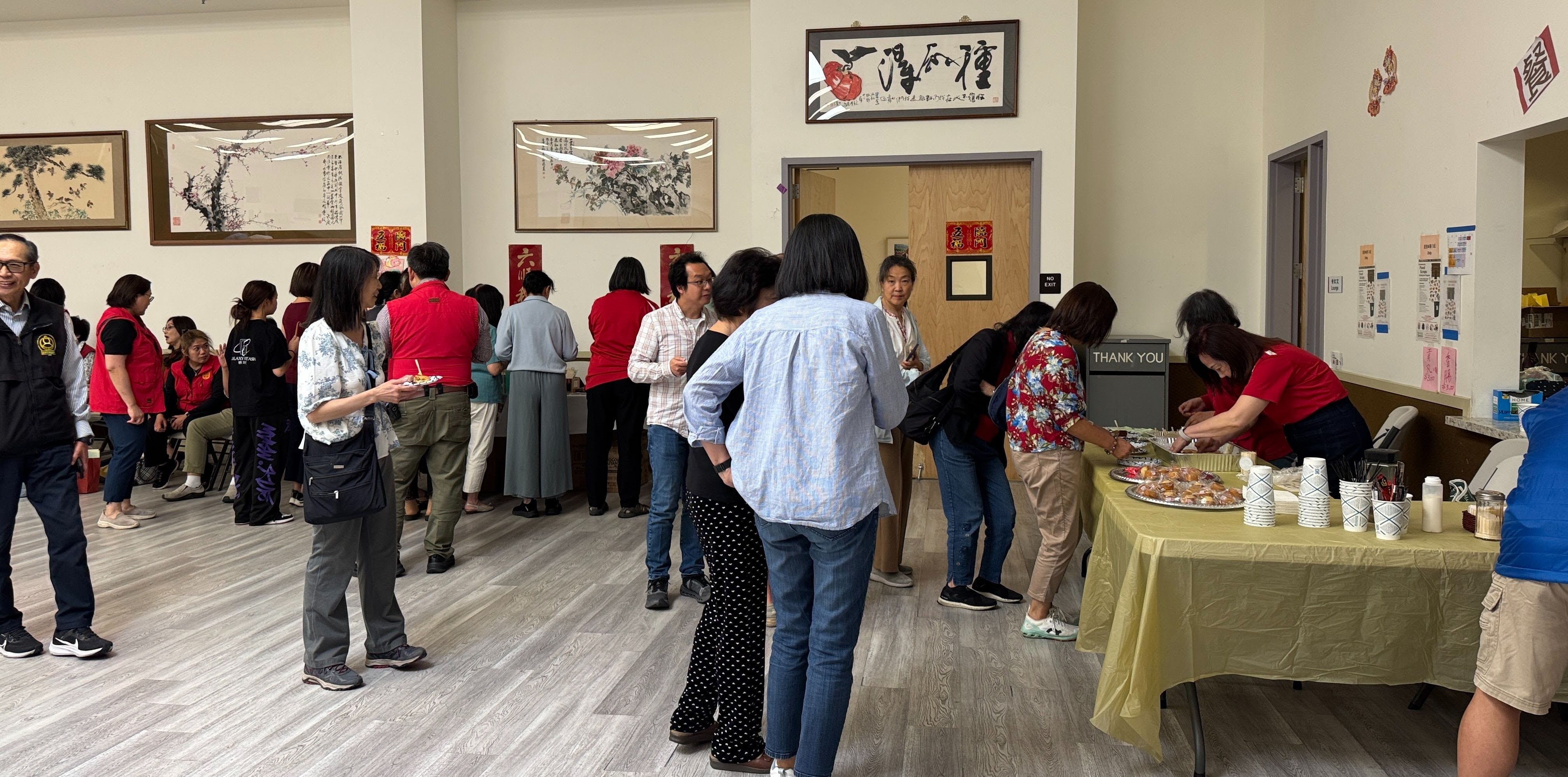 活動組的愛心茶點