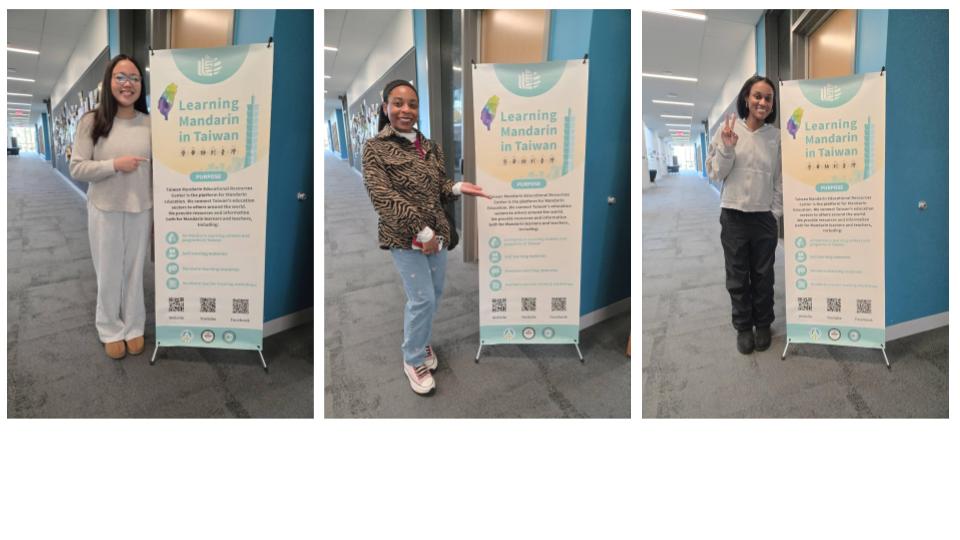 (左)孫玉佳來自Loudoun County，(中)在地職場人士Stephanie，(右)來自德州在新加坡長大的Jillian