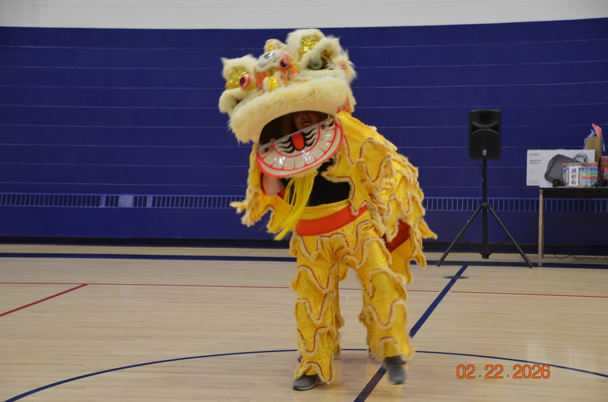 TCML 學生的舞獅表演