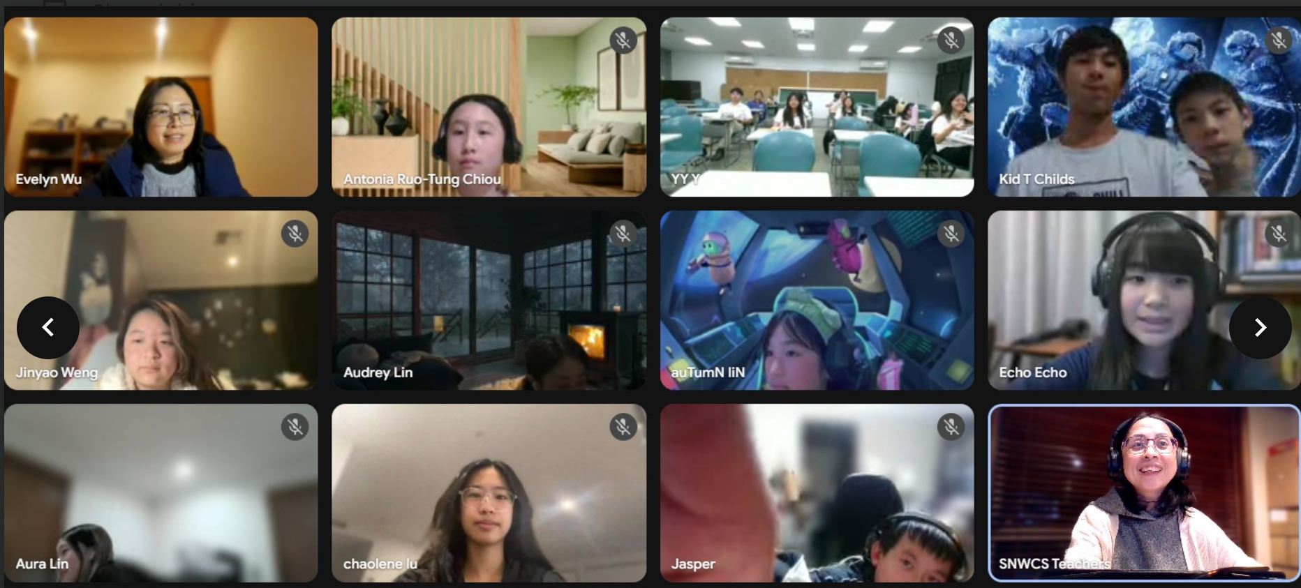 光仁中學與西北中文學校師生於活動結束前合影留念，兩校學生跨國同台，深化網路安全與語言學習成果。