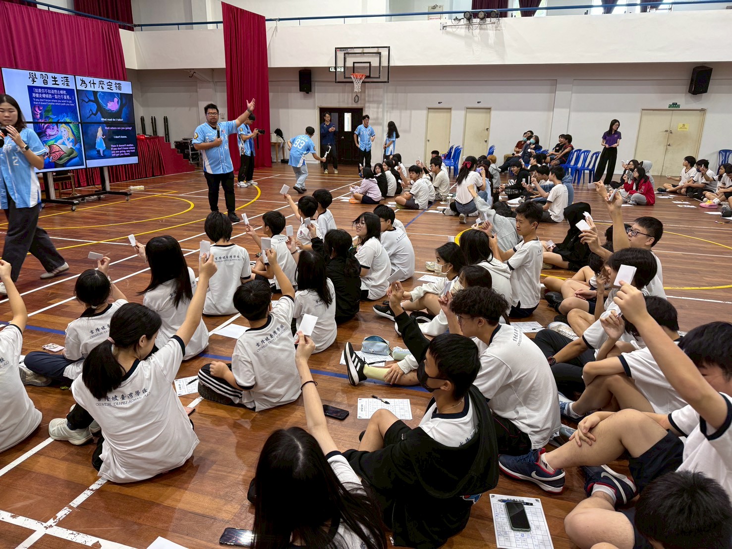 吉臺校學生熱烈參與互動及回饋