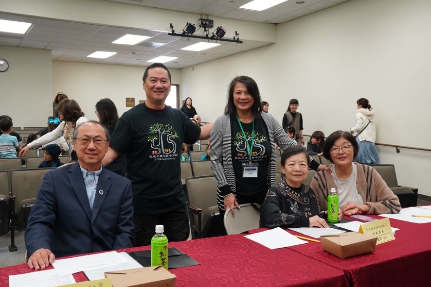 左起傅家康，劉宜豪，林玉英，劉麗蓉，朱曼玲