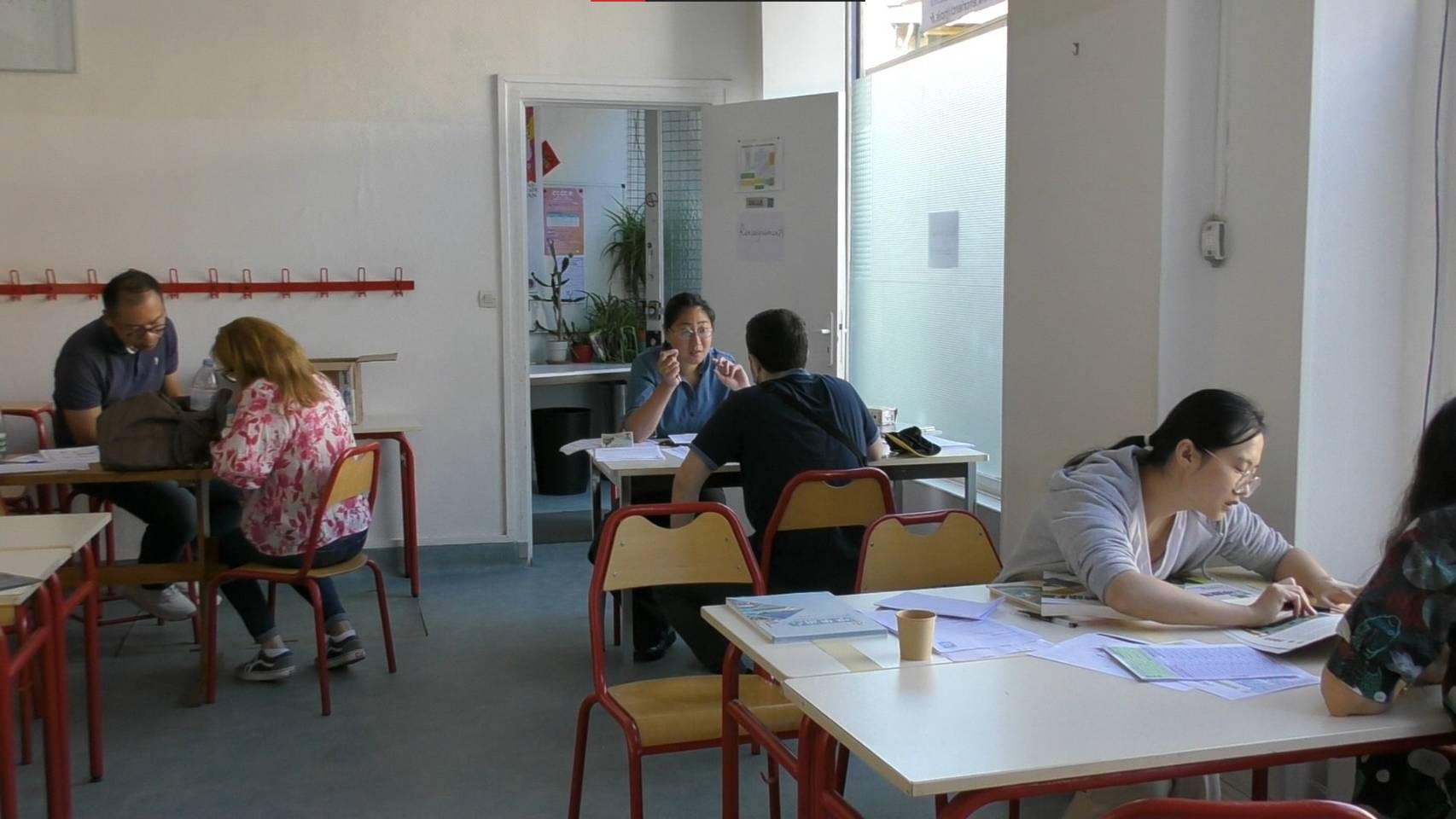 個別招生說明及簡單測驗現場