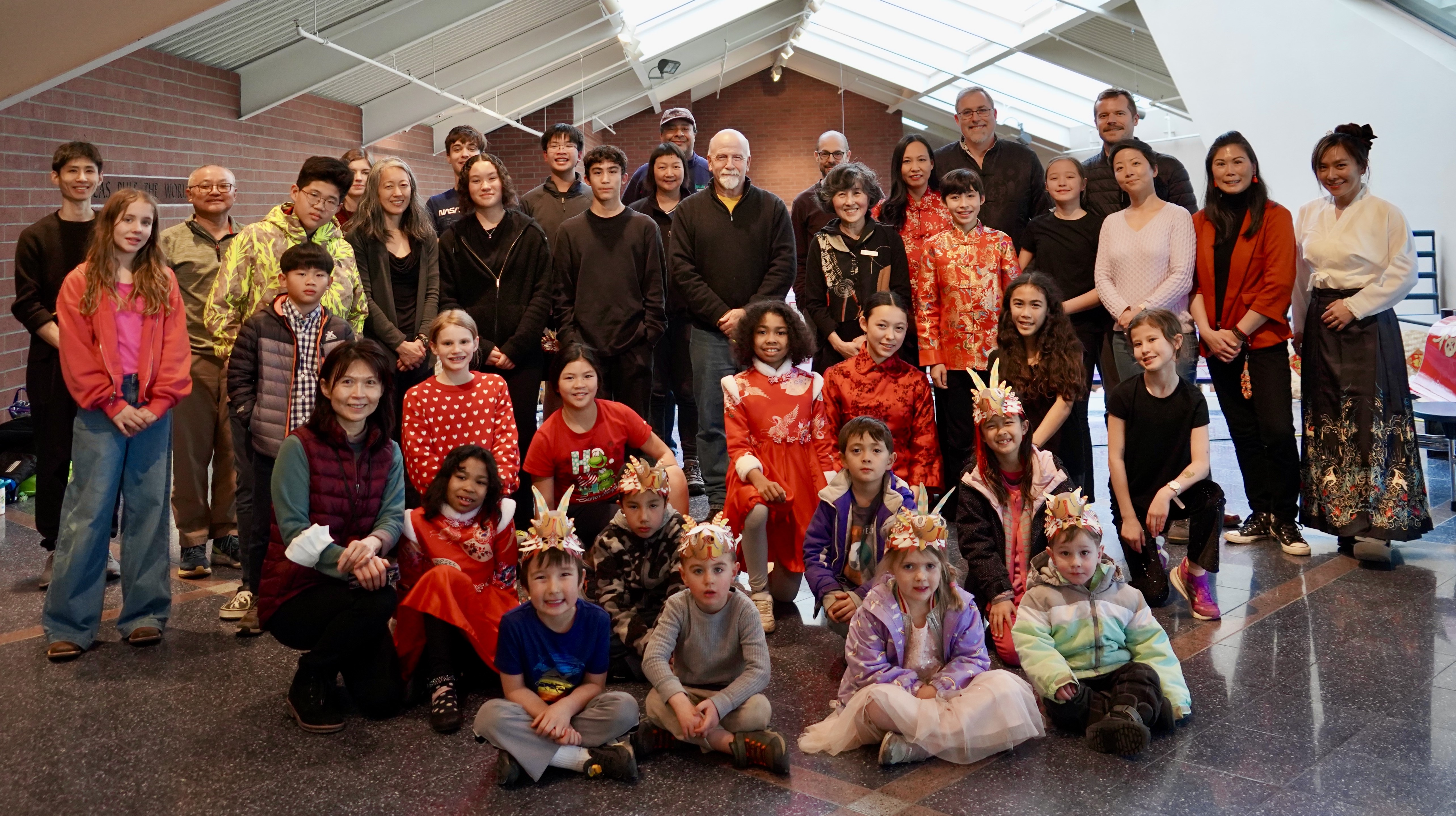 表演結束後合影