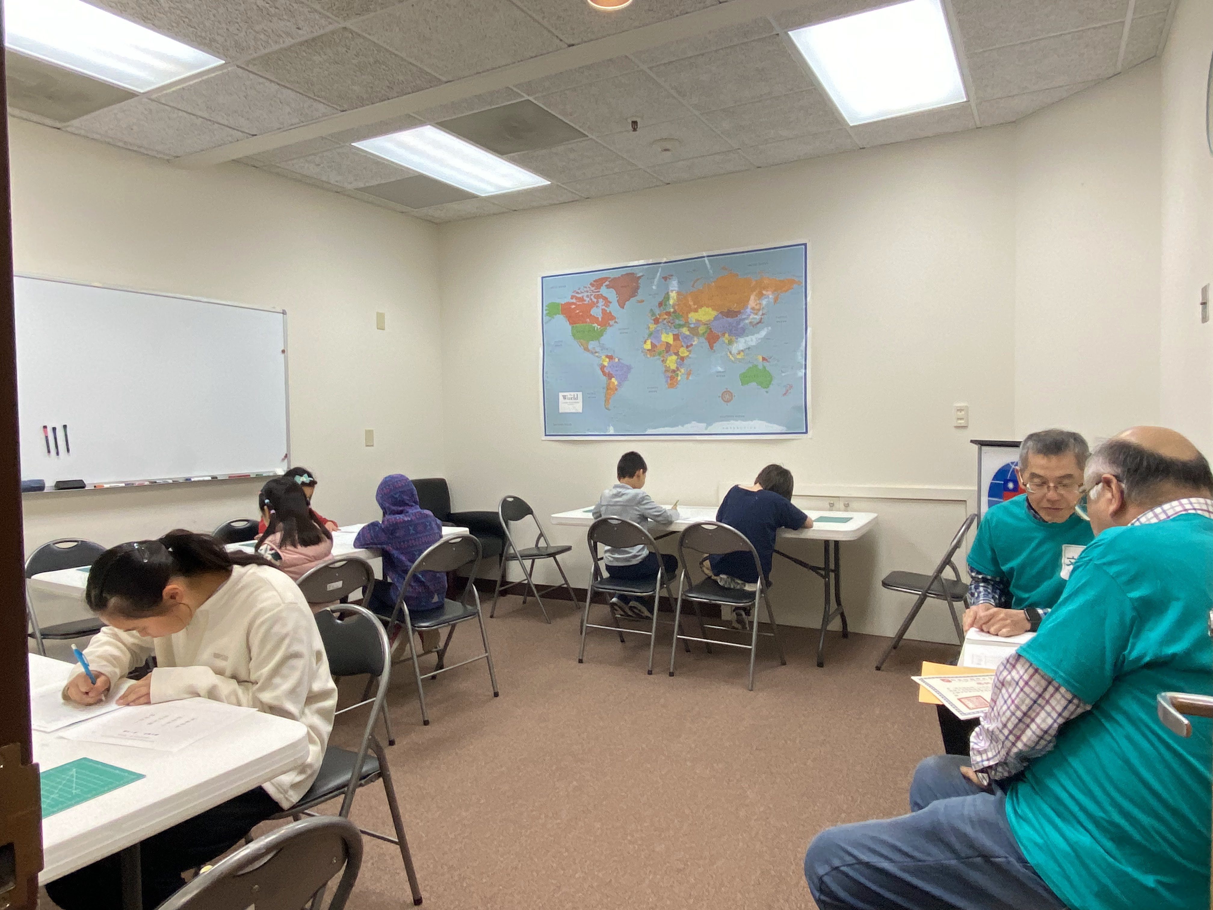 正體字比賽會場