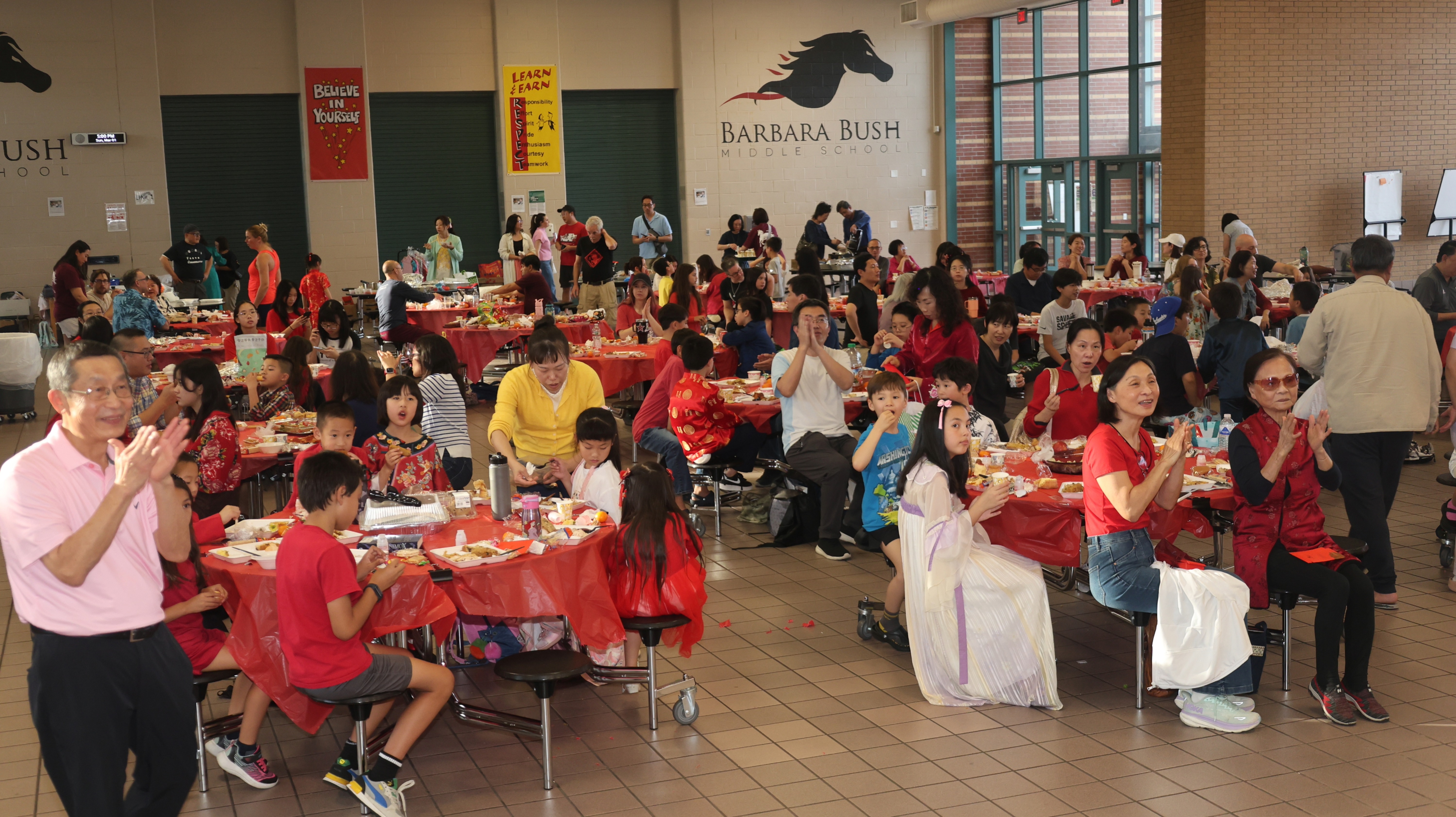 慶祝場地的盛況