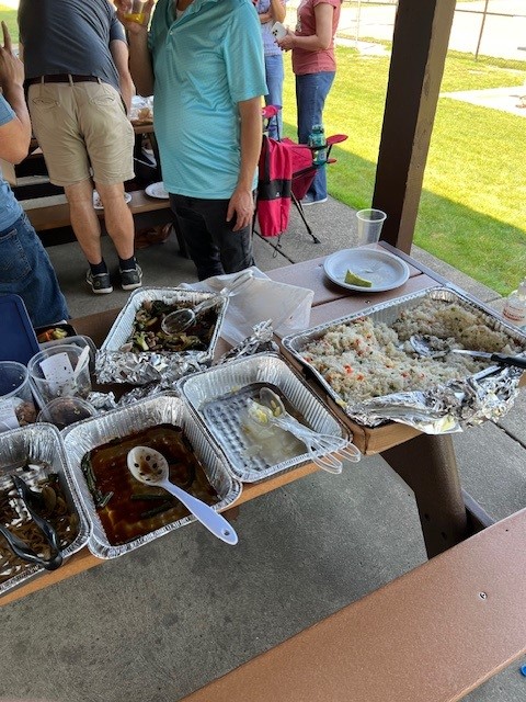 學校為了活動準備的食物