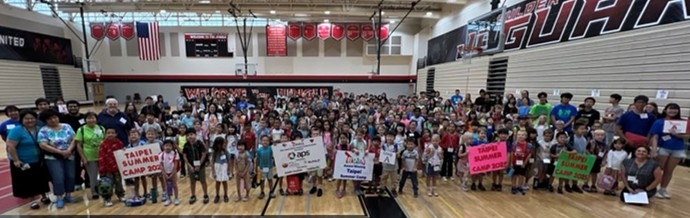 夏令營學生團體合照