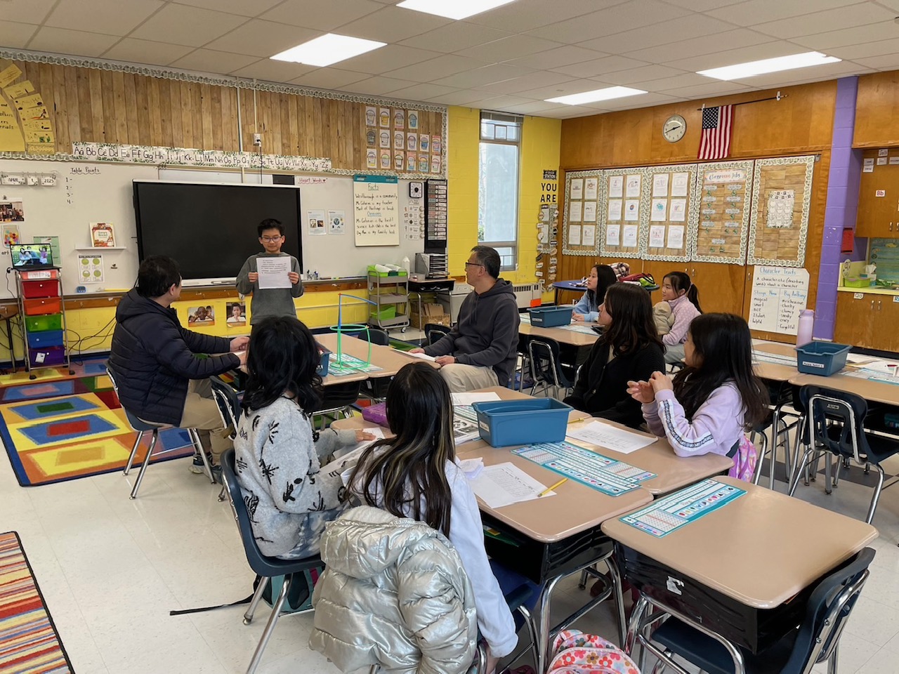 麻州中部中文學校學藝競賽活動, 學生參與寫作發表