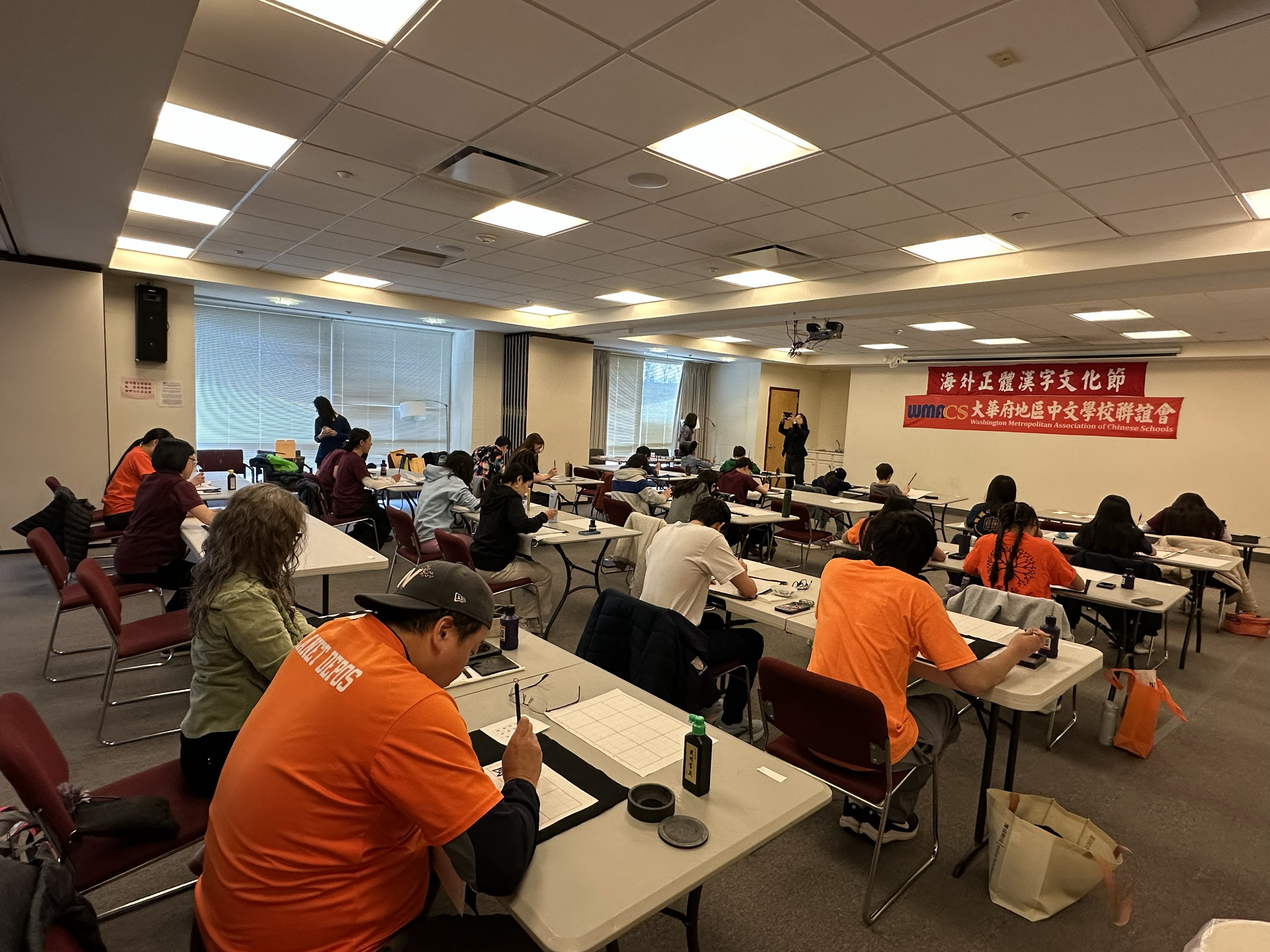 現場每位參賽者的專注與沈著表現