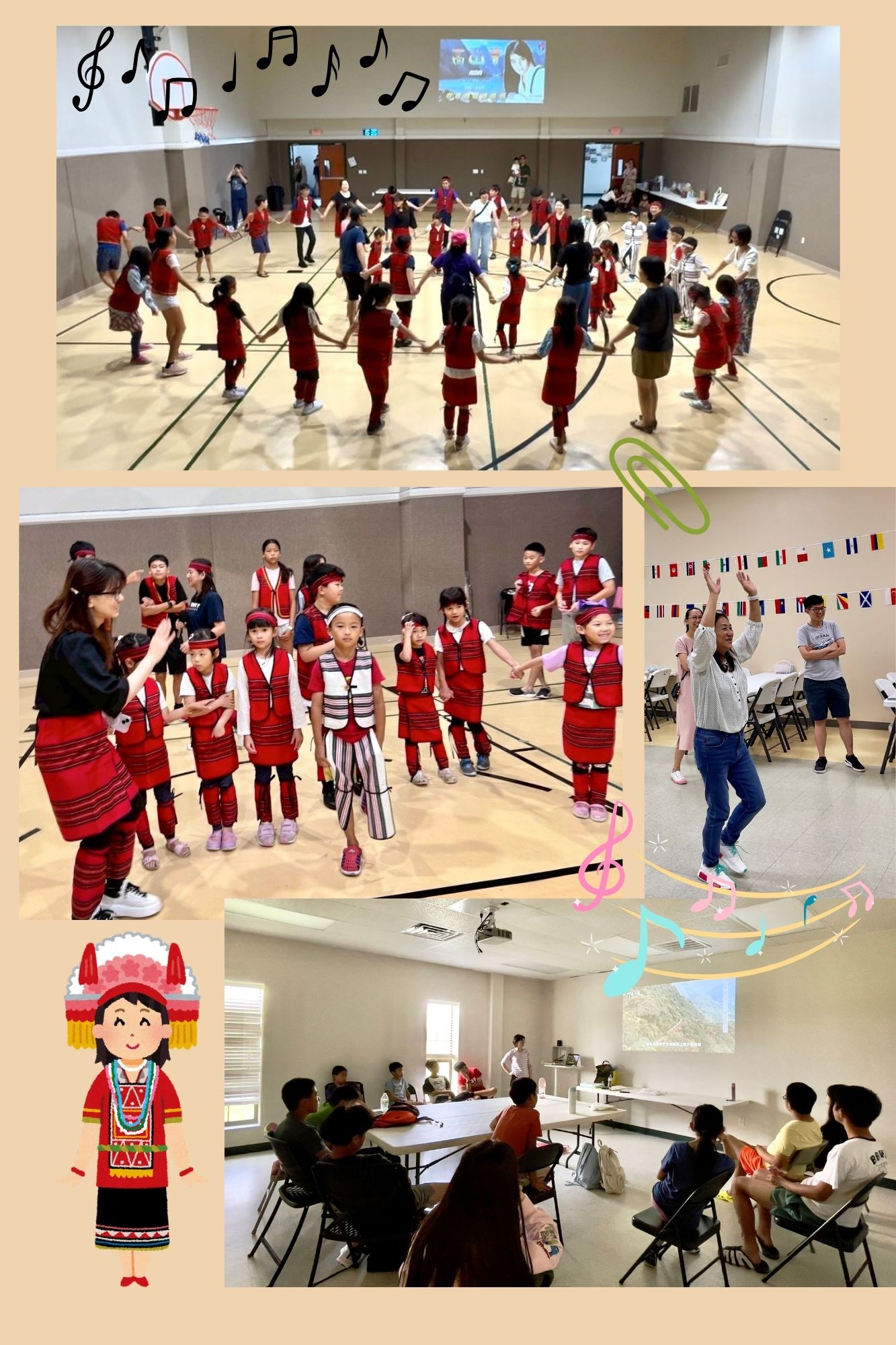 學生們在學唱「高山青」的同時，深入認識阿里山的歷史與原住民族文化。