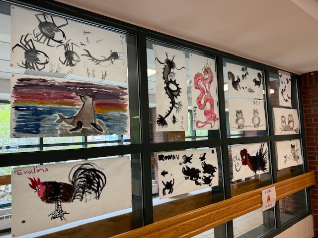 國畫班作品展覽