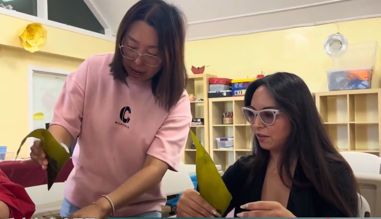 老師包粽子教學