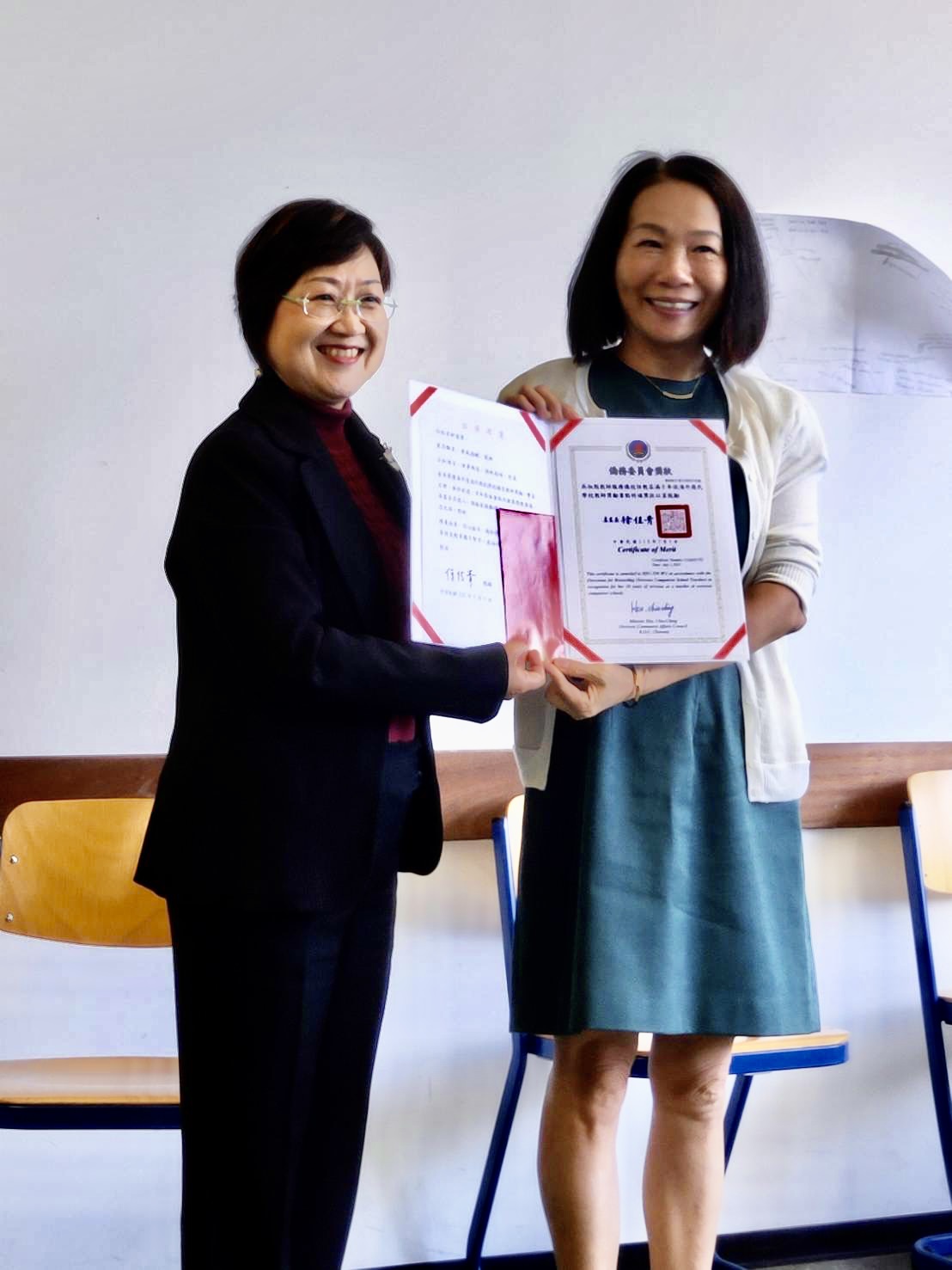 德國杜賽道夫的福爾摩沙中文學校吳淑殷老師