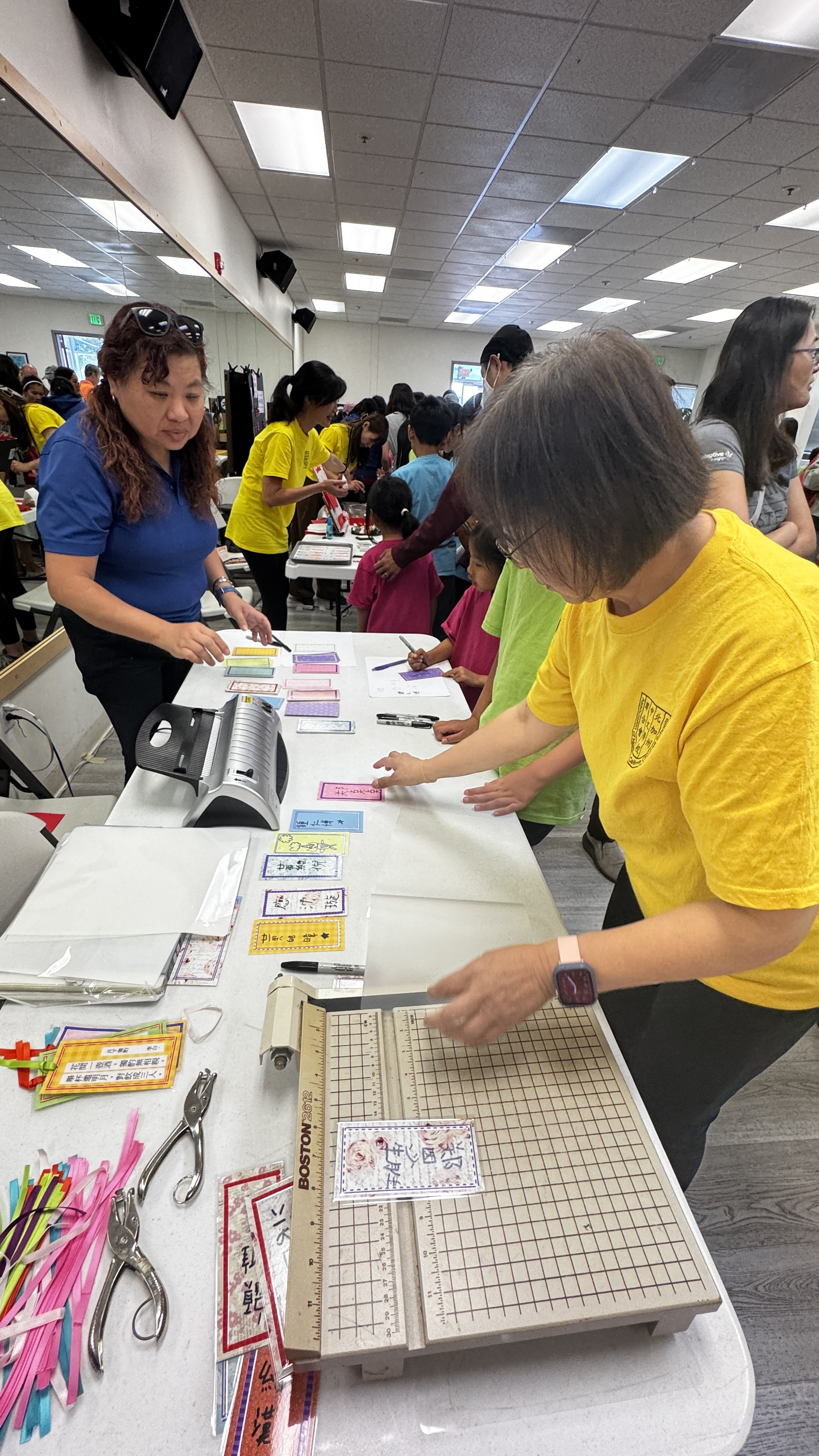 正體漢字文化節園遊會攤位之一