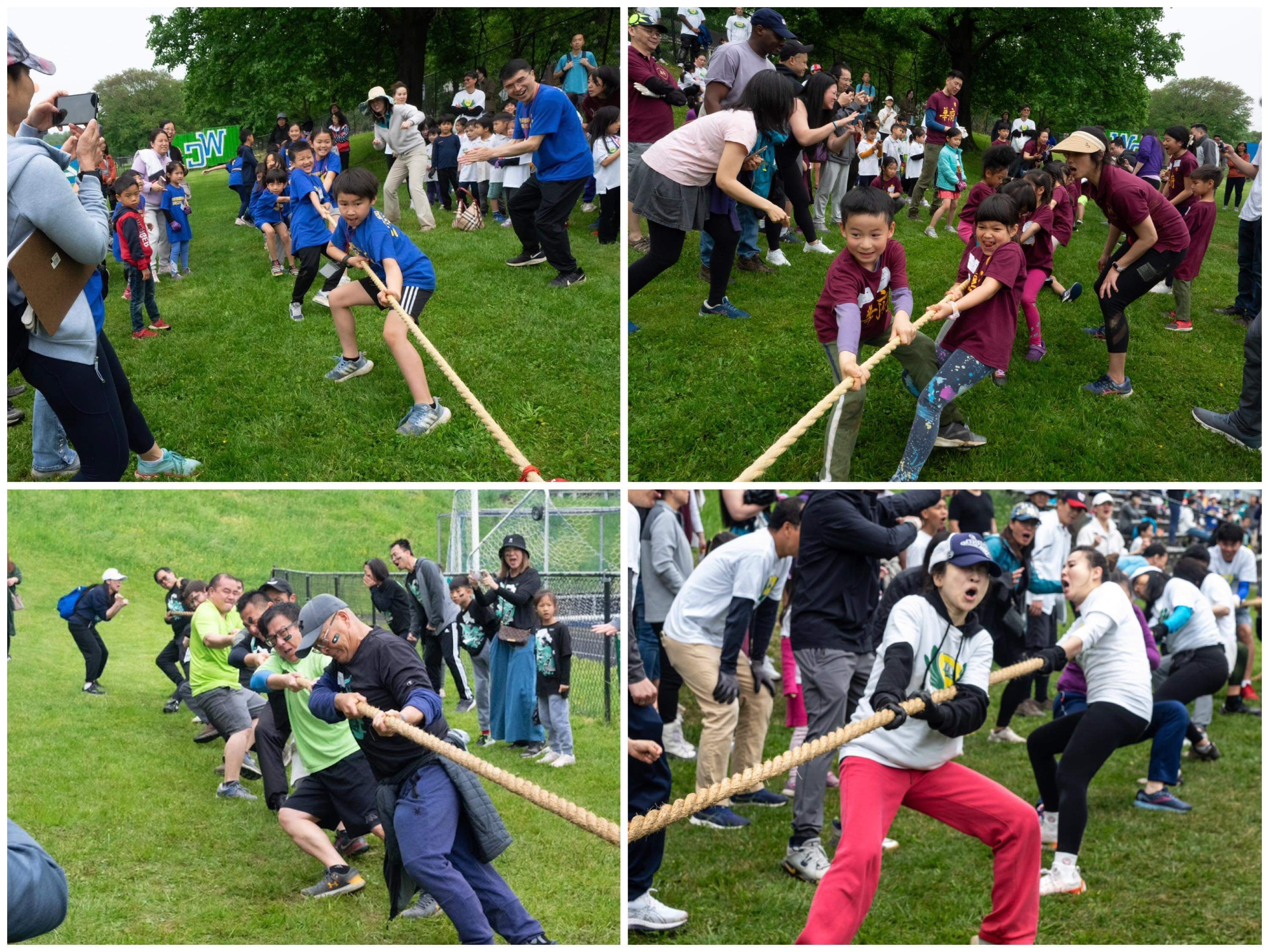 精彩刺激的拔河比賽