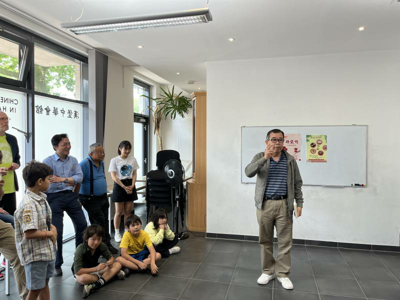 駐漢堡辦事處處長陳梄順致詞