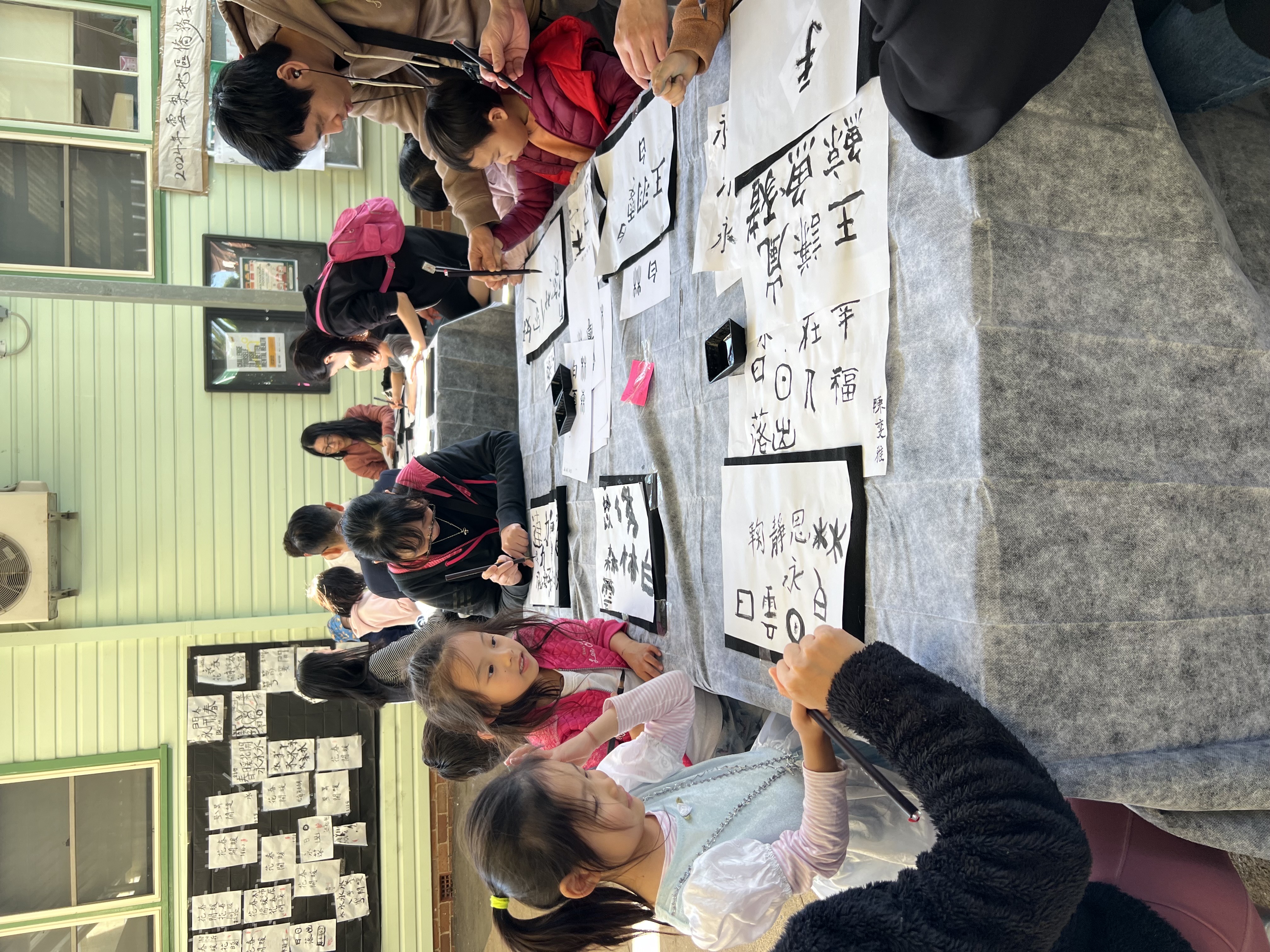 雪梨台灣學校西北校區(James Ruse) 書法揮毫活動