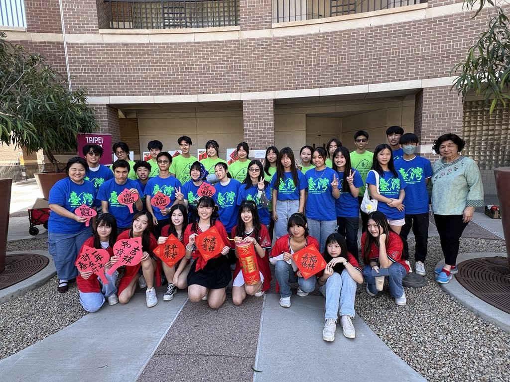 在亞利桑那州立大學舉辦臺灣文化日宣傳與介紹正體漢字文化