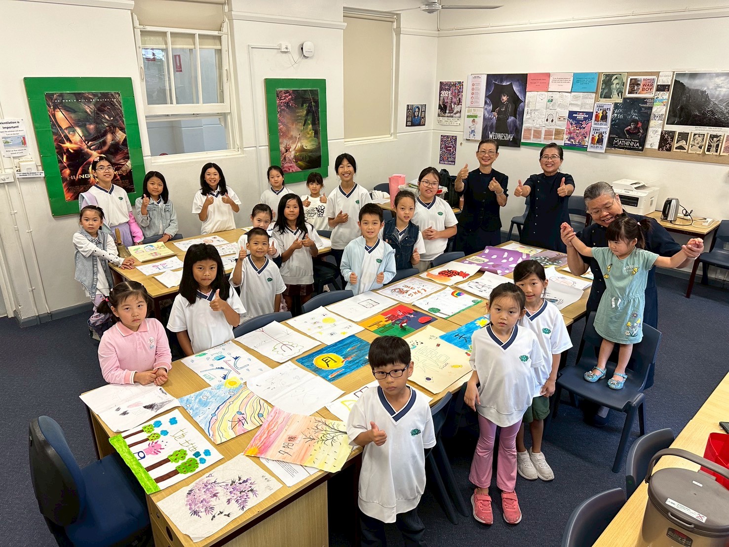 澳洲慈濟人文學校舉辦校內「漢字海報設計比賽」3