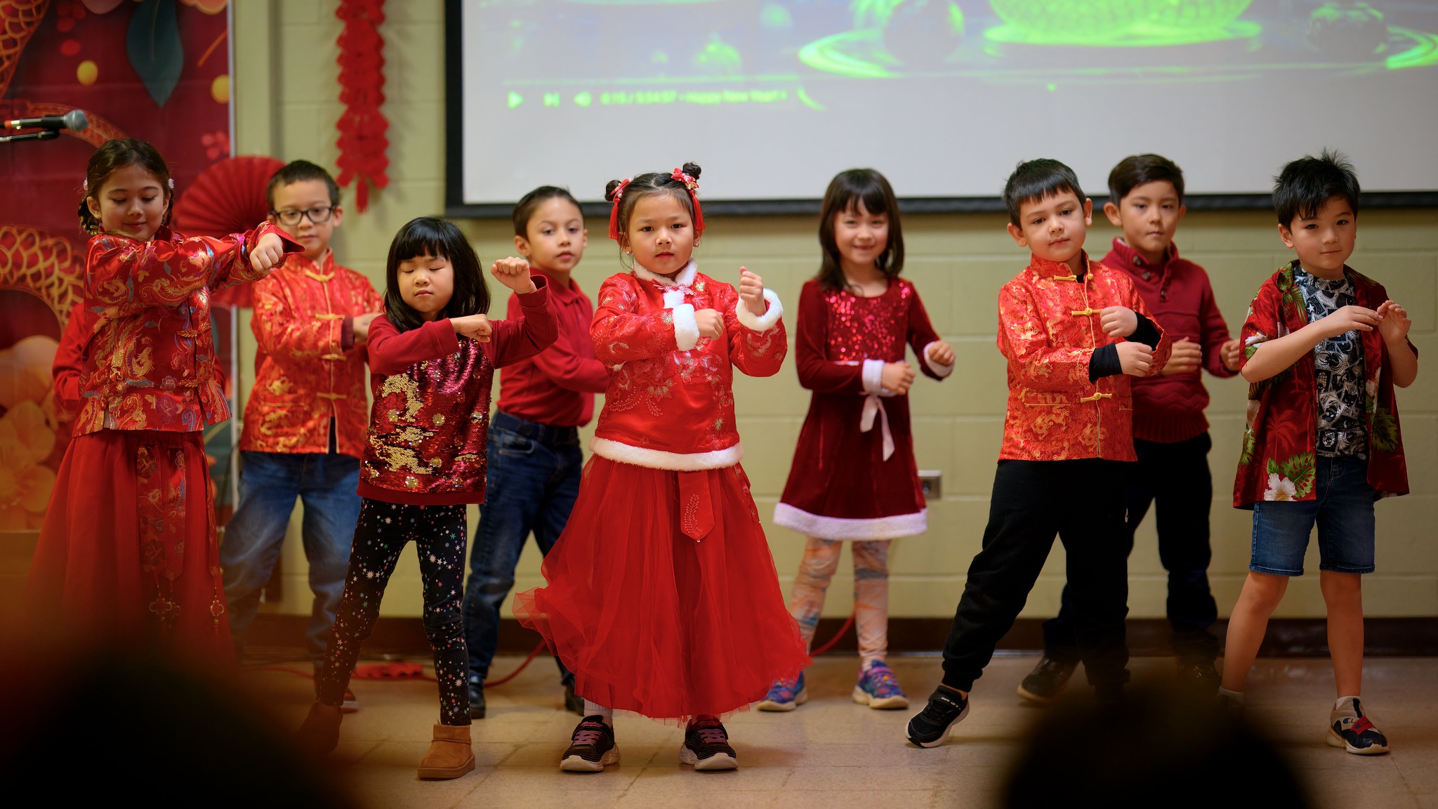 青蛇歡騰 洛麗中文學校喜迎新年5