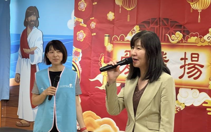 金山灣區文教中心主任莊雅淑致詞