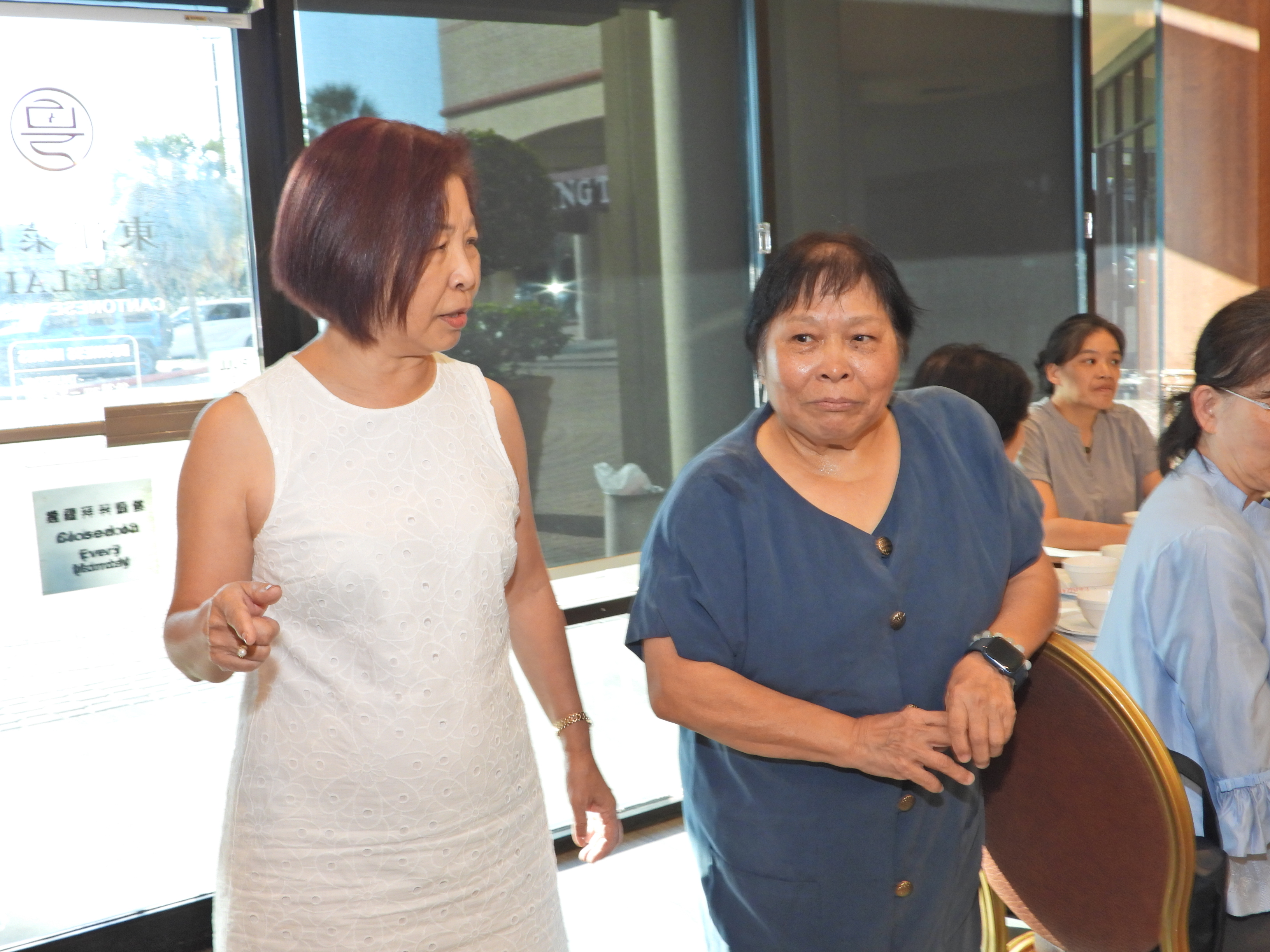 TCML黃燦琴主任及休士頓中文學校聯誼會林琬真會長主持節目