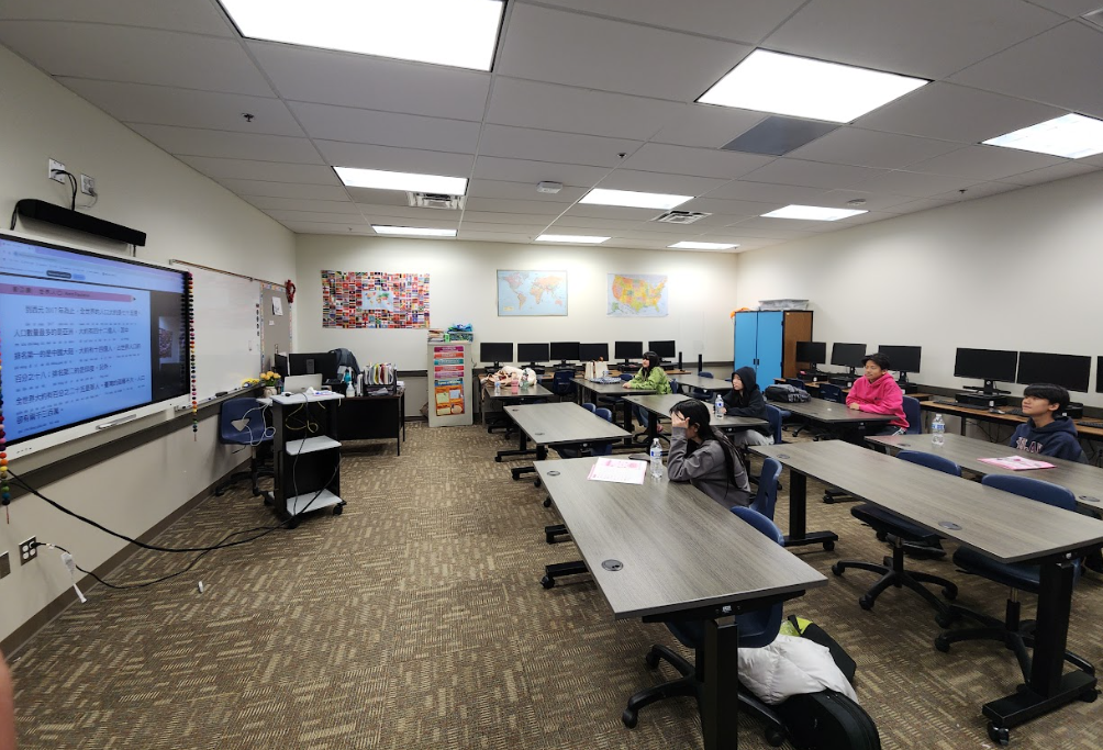 南密西根中文學校學生上課情形