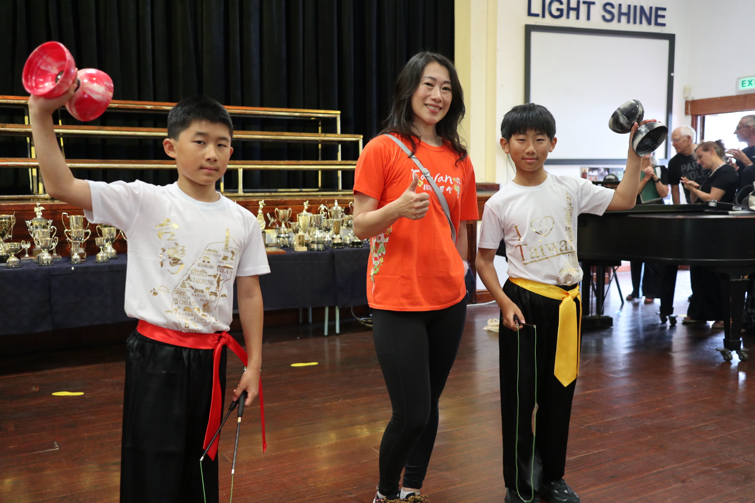 學校帶來精彩的車齡表演，深受觀眾喜愛。