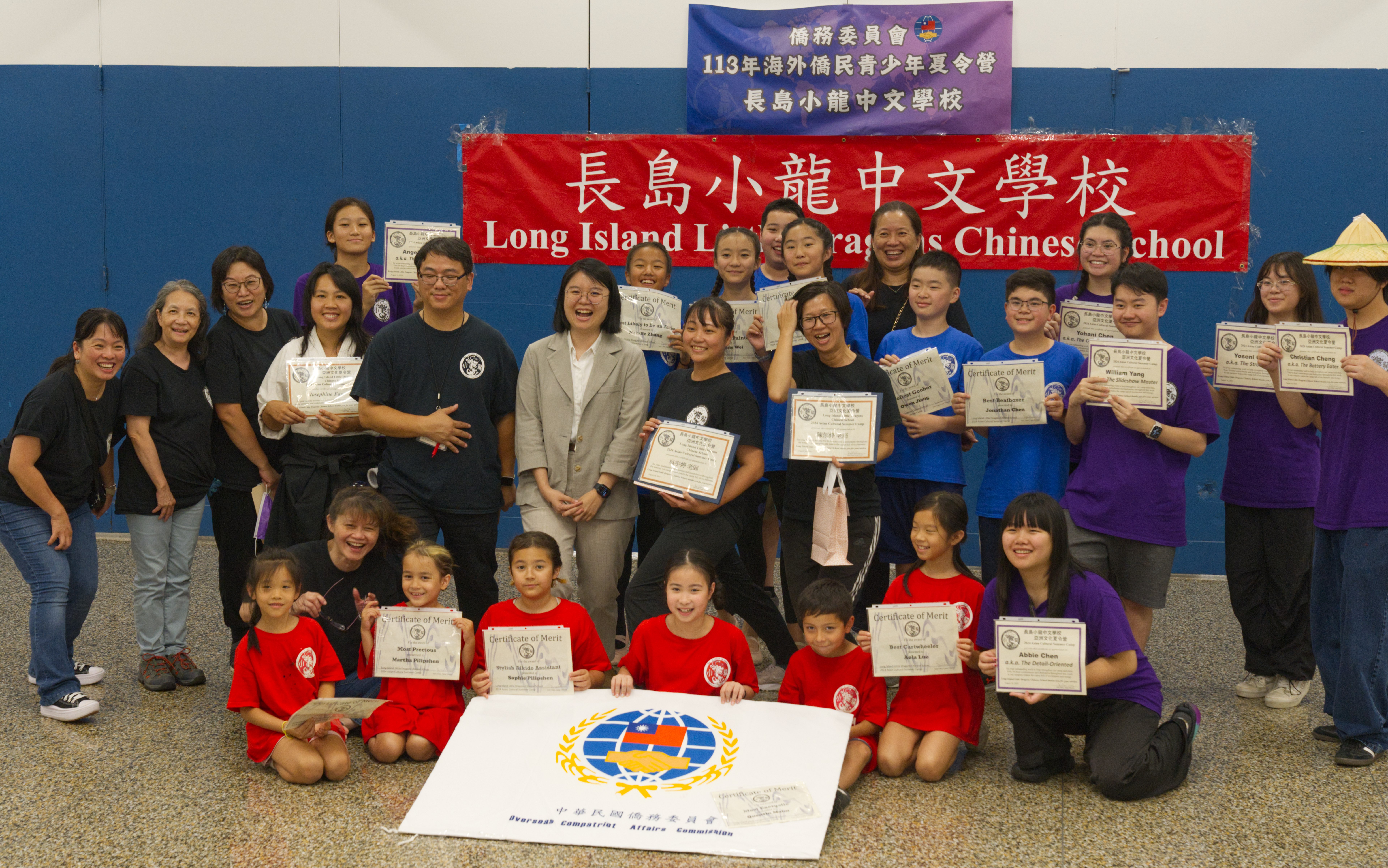 夏令營成果展的團體大合照