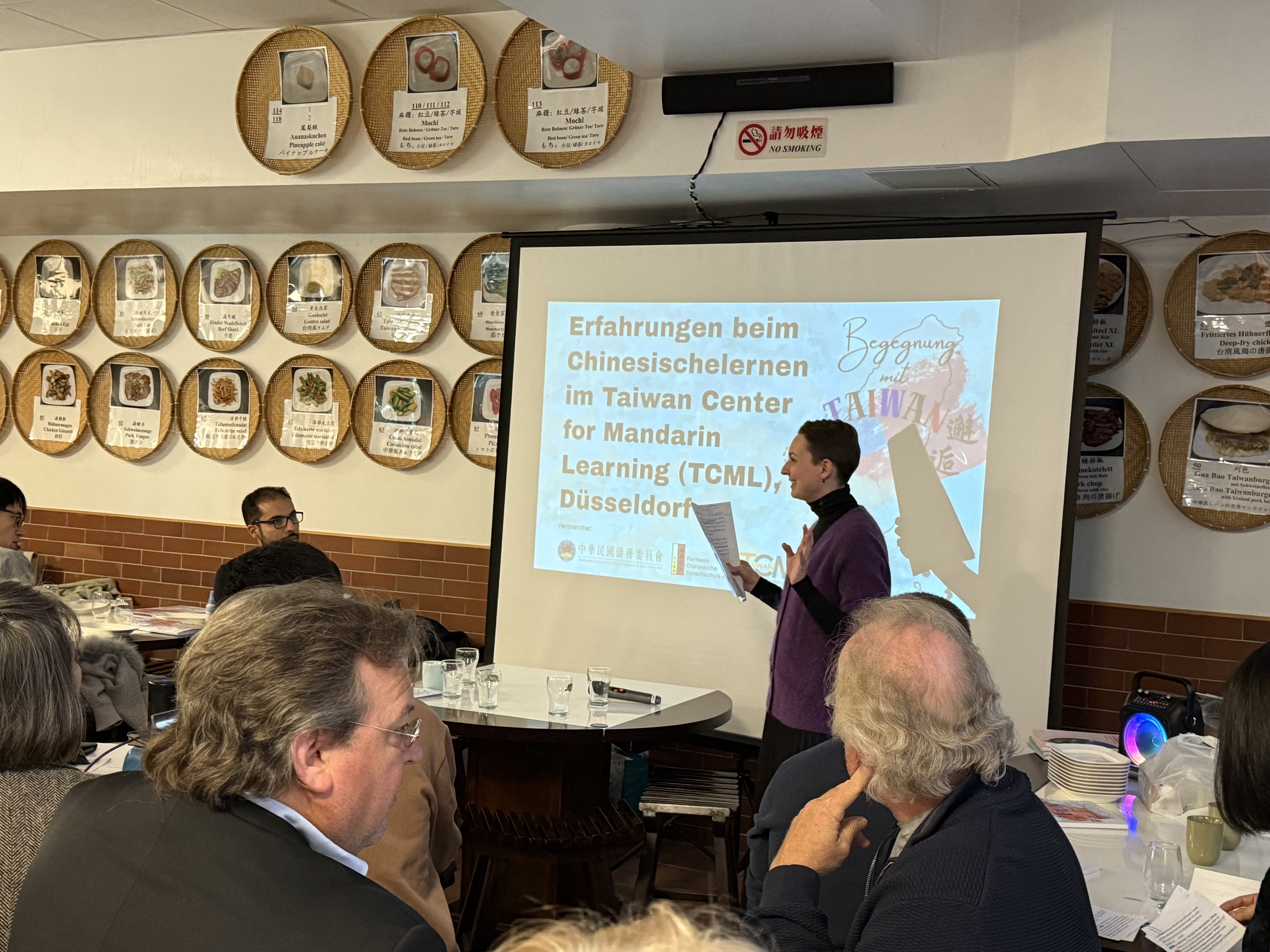 學員 Anna 分享學習心得，表示課程讓她提升語言能力並深刻體驗臺灣文化魅力