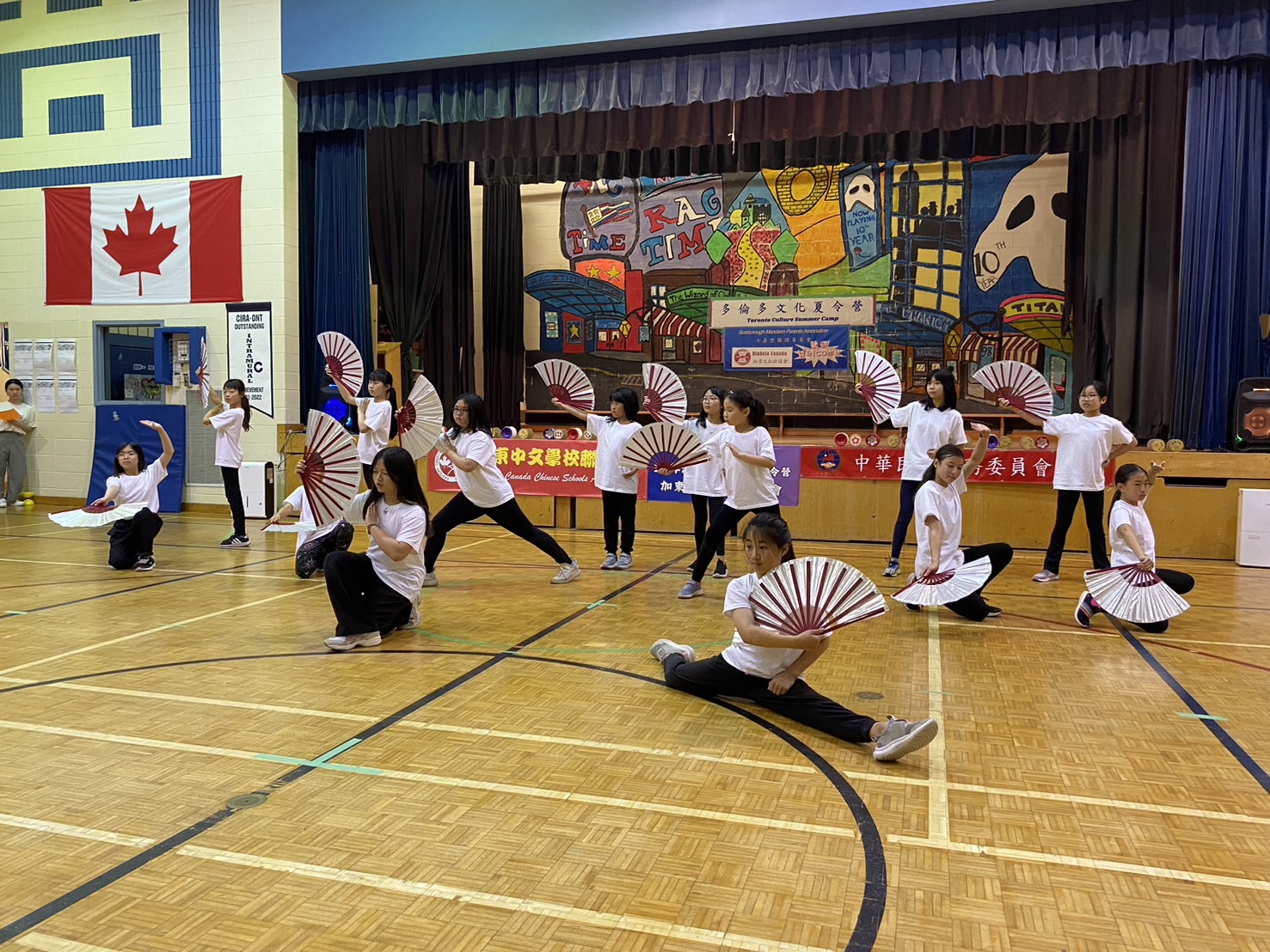 Grade 4-8 呈現的「功夫扇」