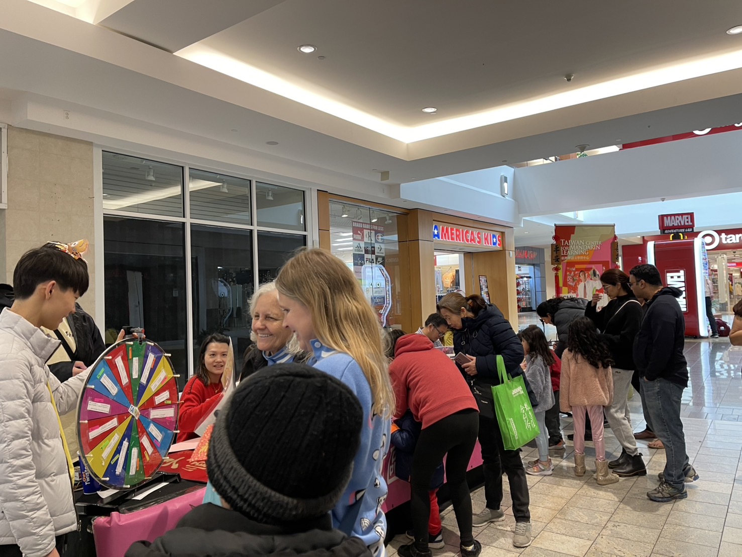 華府臺灣學校TCML蛇年迎春 馬州蒙郡商場推廣華語文學習6