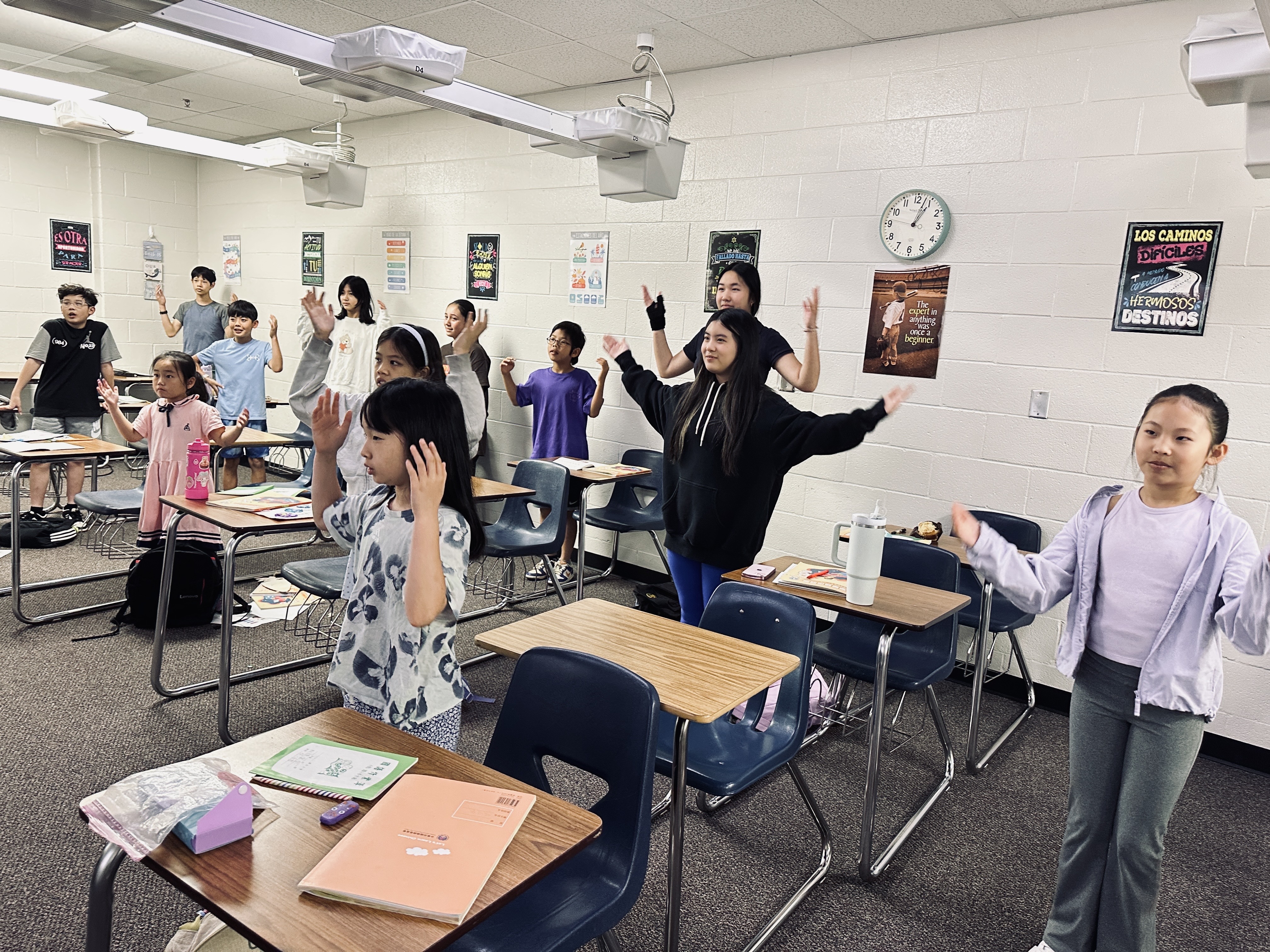 亞特蘭大中華文化學校2025教唱活動4