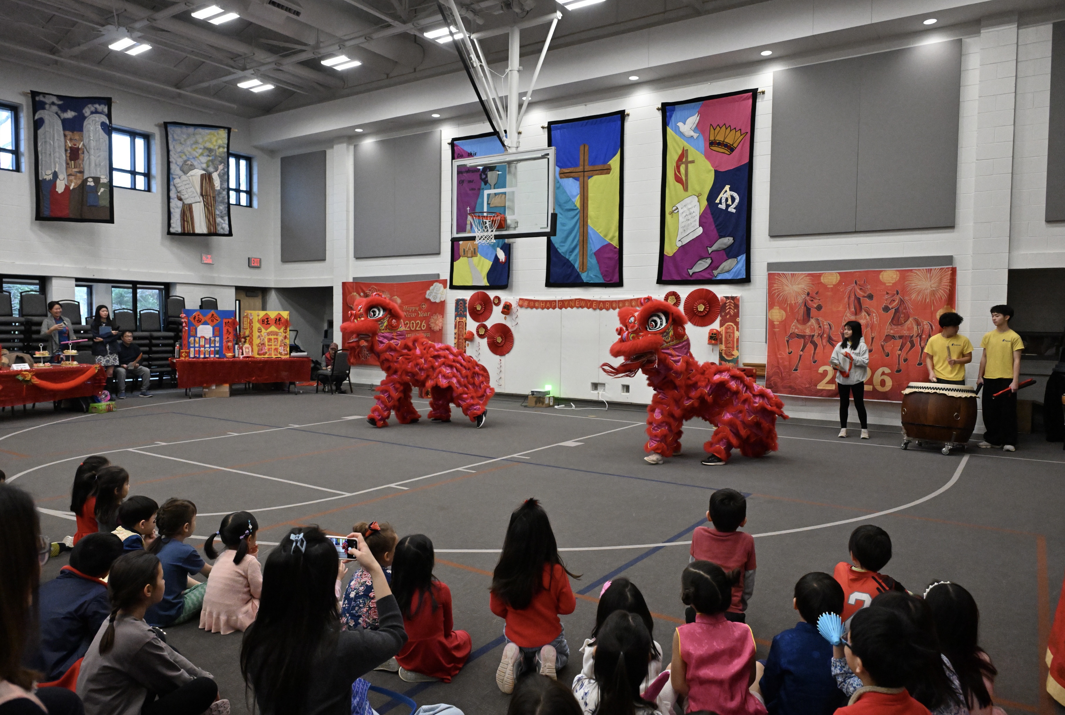 FASCA洛麗分會舞獅表演