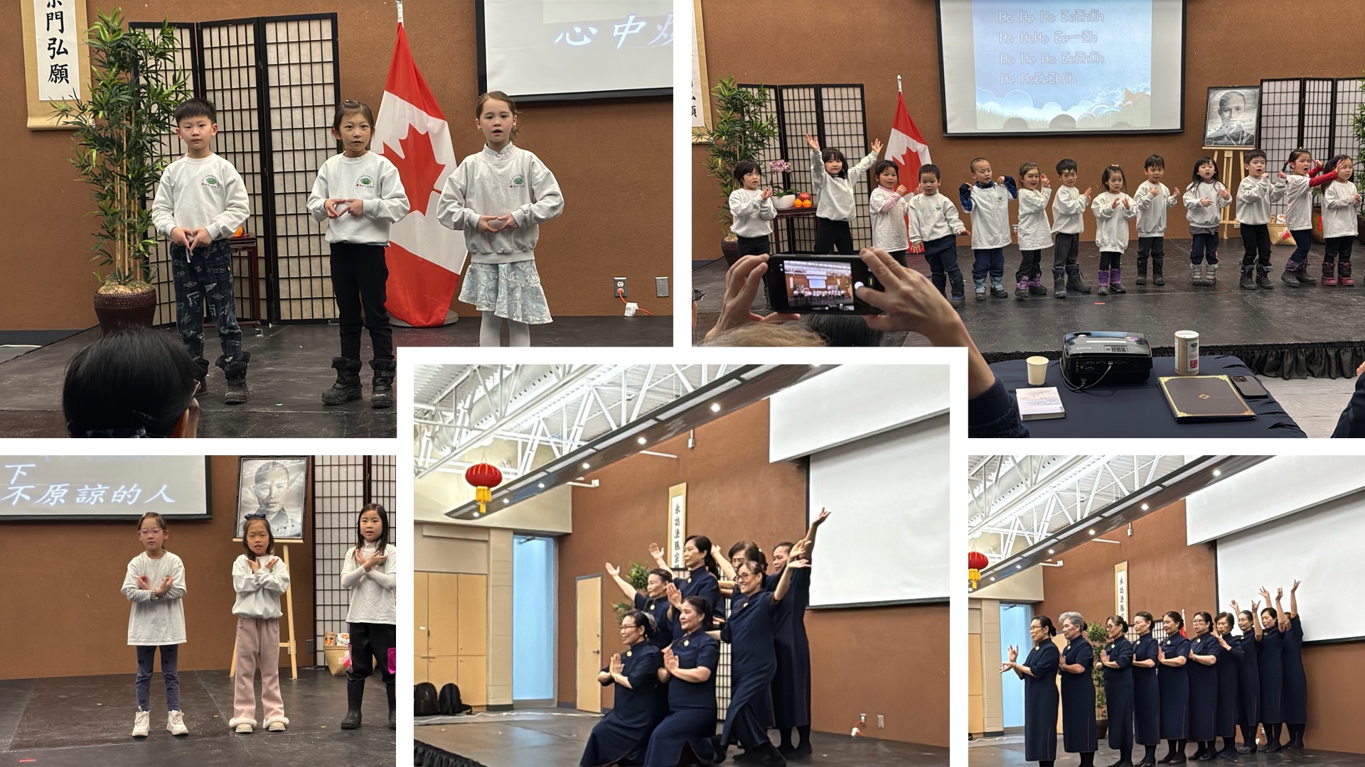 北多倫多慈濟人文學校學生及慈濟師姊們手語演繹