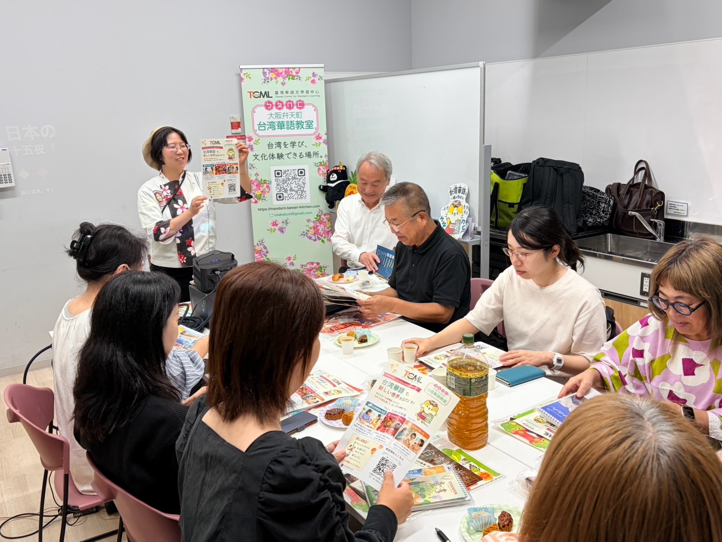 陳校長介紹臺灣華語文學習中心